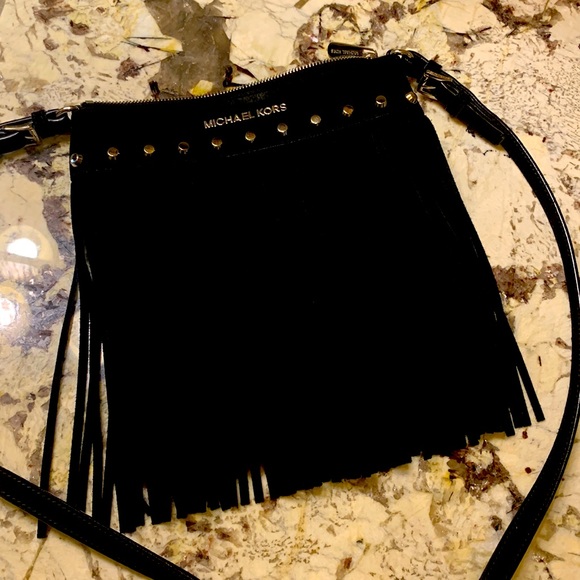 MICHAEL Michael Kors Handbags - MK Fringe Suede Crossbody